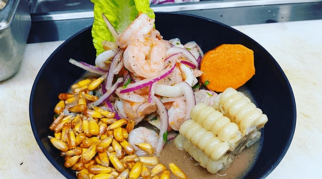 Mixed Ceviche (Fish & Seafood).