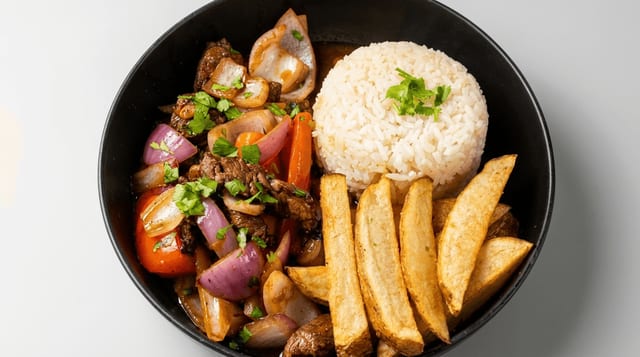 Saltado.